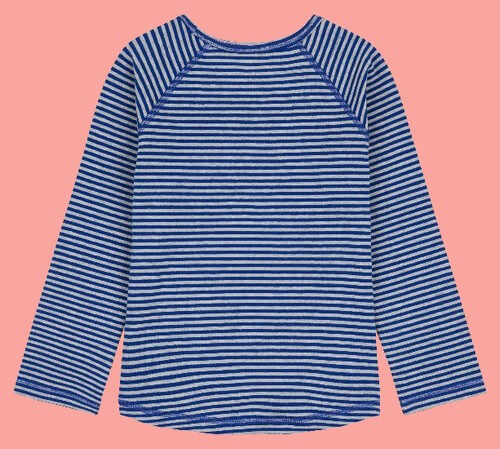 Kindermode Oilily Winter 2018/19 Oilily Shirt Tumble Looking Sharp stripe blue-grey #217