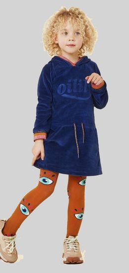 Oilily Kleid / Sweatkleid mit Kapuze Haxi velvet blue #261 Winter 2020/2021