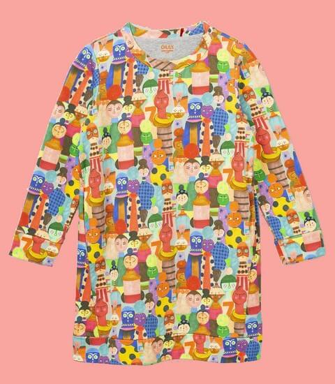 Kindermode Oilily Winter Oilily Kleid Himone Modern Tribe #263
