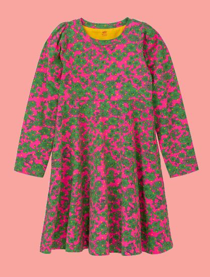 Kindermode Oilily Winter 2021/22 Oilily Kleid Dearest Flowers pink #282