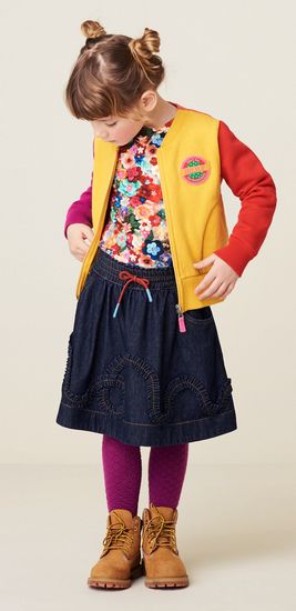 Oilily Shirt Tolsy flower confetti yellow #204 Winter 2021/2022
