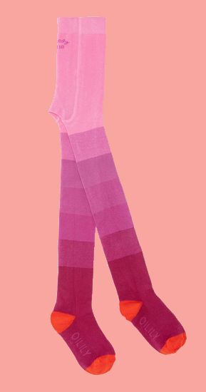 Kindermode Oilily Winter 2022/23 Oilily Strumpfhose Mancy stripes pink #204