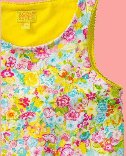 Kindermode Room Seven Sommer Room Seven T-Shirt / Top Tuki Spring Flower #E046