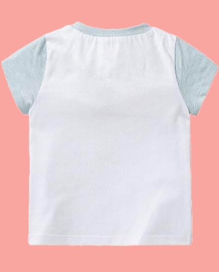 Kindermode Room Seven Sommer Room Seven T-Shirt Tino Pudel white #E018